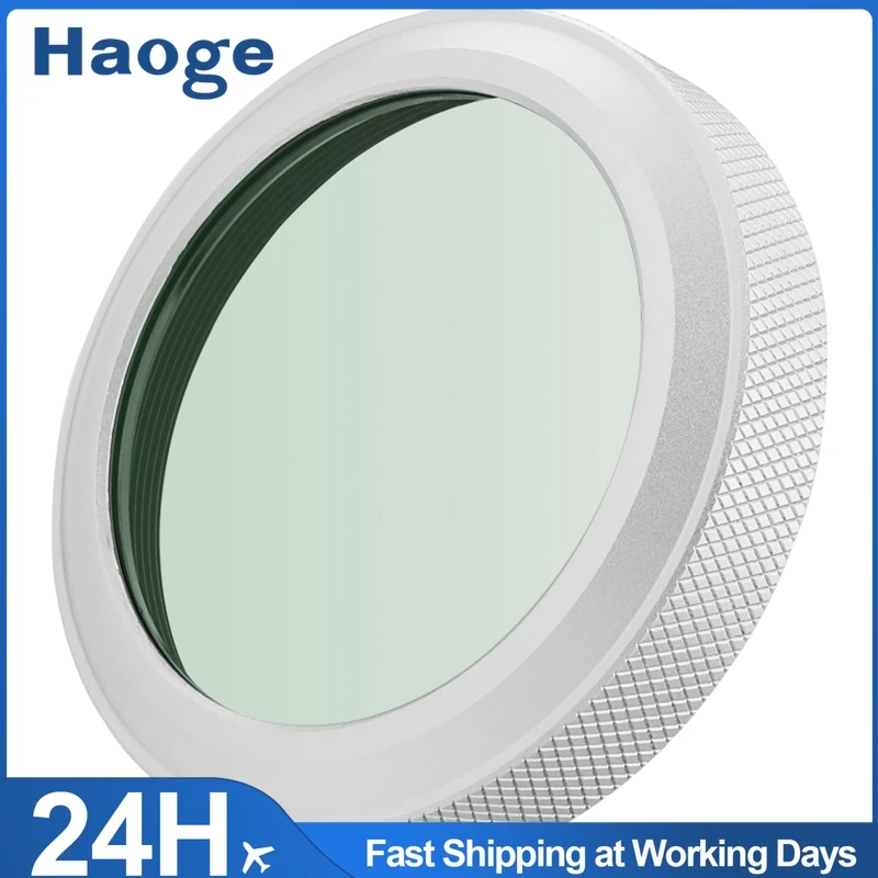 

Haoge MC UV Camera Lens Protection Filter for Fujifilm X100VI Fuji X100V Camera Accessory with adapter ring Silver LUV-XVIS