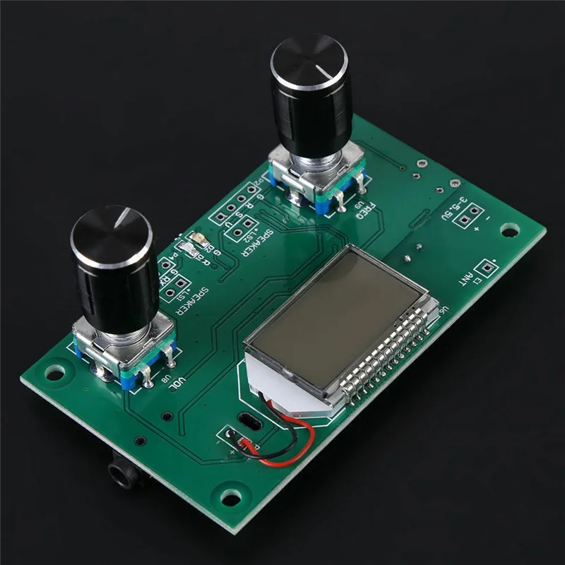 3X FM Radio Receiver Module 87-108MHz Frequency Modulation Stereo Receiving Board with LCD Digital Display 3-5V DSP PLL