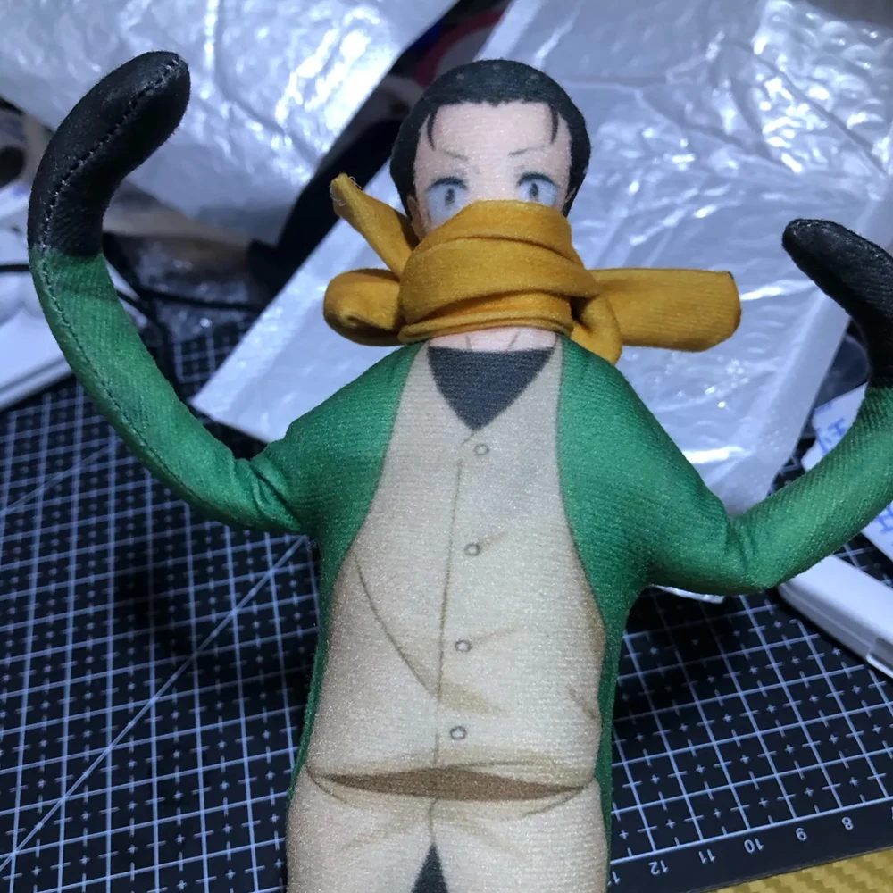 Anime Re Zero Natsuki Subaru Cosplay-Puppe, Plüsch-Stoffpuppen, abstrakte Raumdekoration, drehbare, schlanke Plüschtiere, Unisex-Requisiten – Detail 7