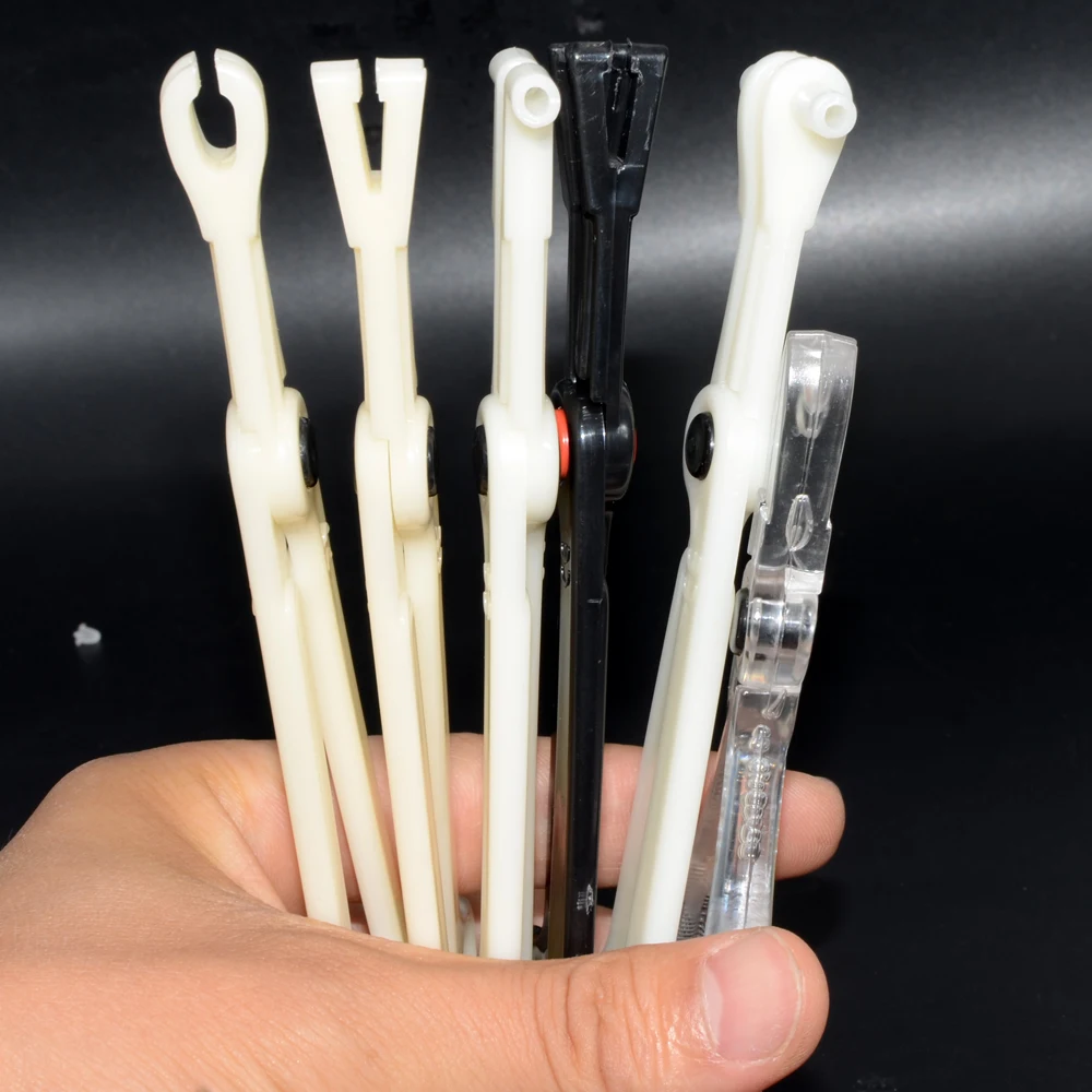 1PC Profession Acrylic Disposable Body Piercing Plier Plastic Clamp Ear Lip Navel Nose Tongue Eyebrow Piercing Forcep Tool