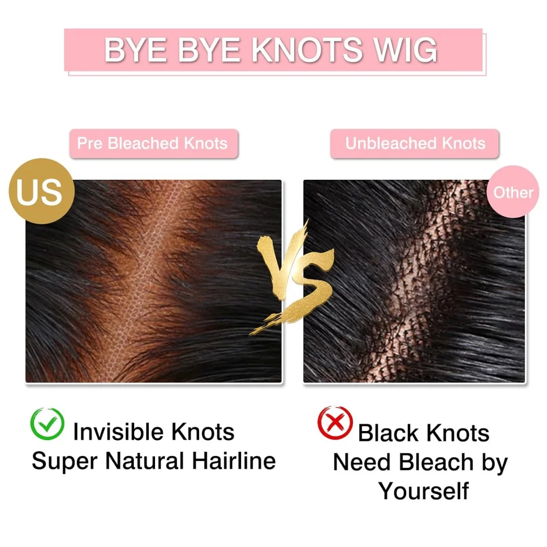 44 Inch Curly 13x4 HD Transparent Lace Frontal Wigs Deep Wave Human Hair Front Wigs Pre Plucked With Natural Hairline For Women