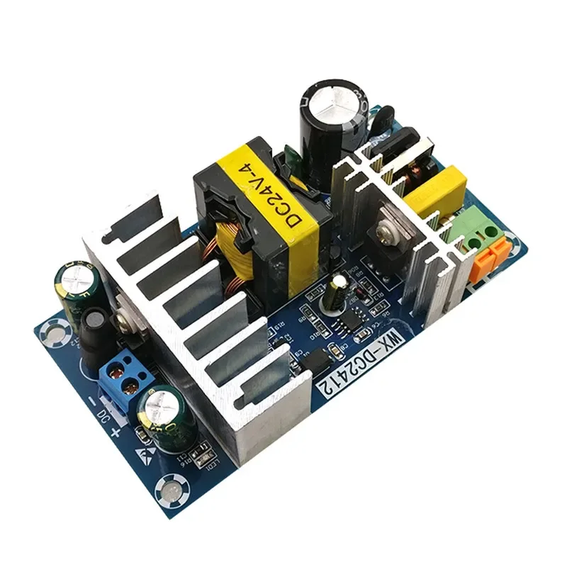 AC220V to 24V high-power power supply board 4A6A switch bare board module AC-DC regulated power supply module 100W