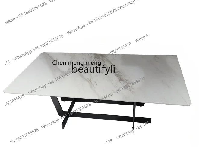 

P178 Итальянский мягкий роскошный мраморный журнальный столик, современный минималистичный диван для гостиной, маленькой квартиры, чайный столик, элитный дом