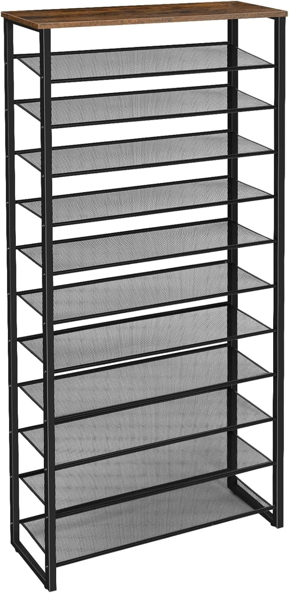 Shoe Rack, 12-Tier Large Capacity Shoe Storage Organizer, Holds 36-48 Pairs of Shoes, for Entryway, Hallway, Shoes Racks