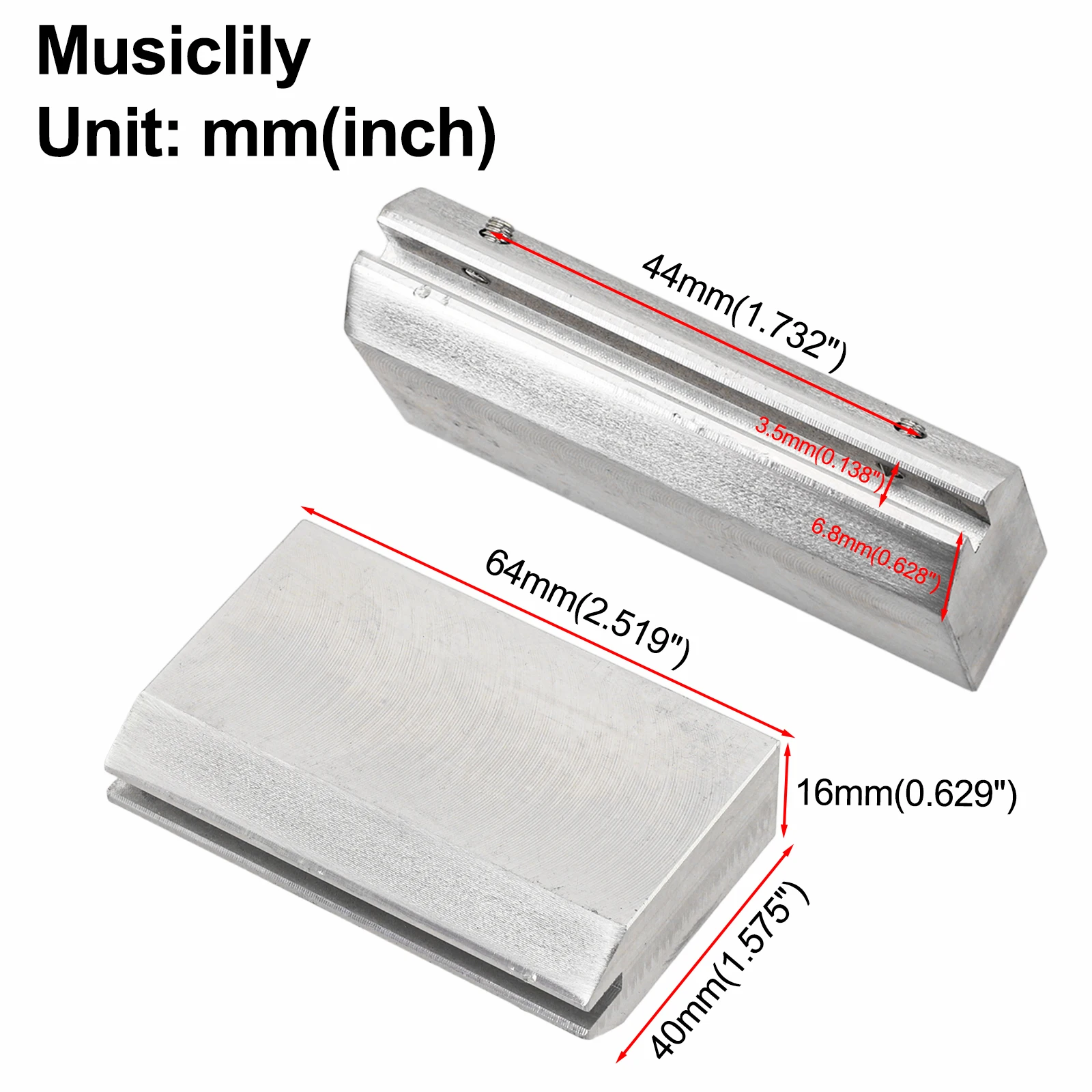 Fret Press Caul Guitar Fret Press For Fret Pressing High-quality Material Long-lasting Performance Marked Inserts