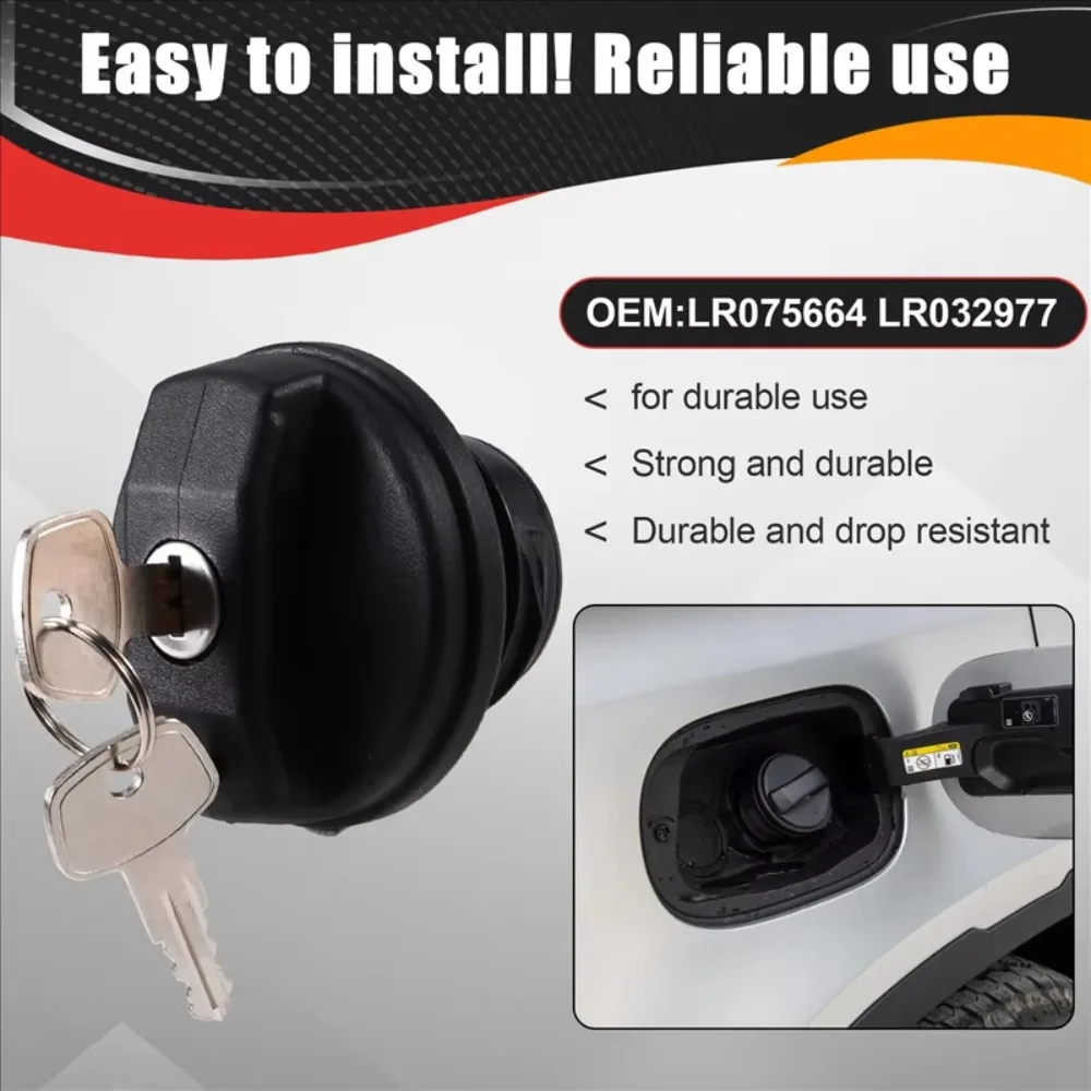 cubierta  tanque  gasolina para coche, cerradura interior, cubierta  tanque  combustible LR075664 LR032977 para Land Rover Defen