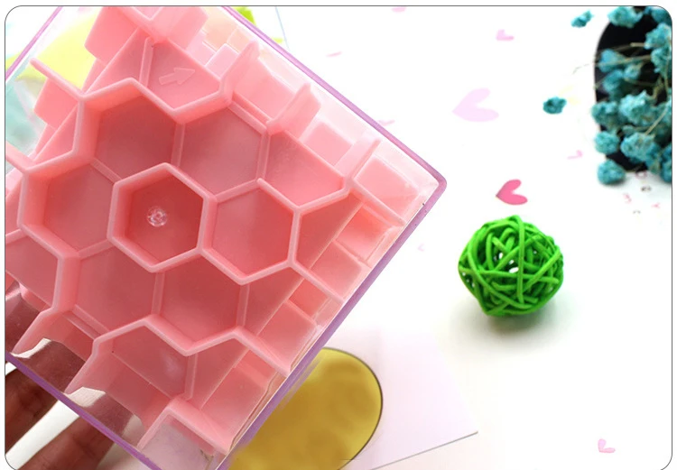 1 Pcs Fun Intellectual Maze Toys 3D Three-dimensional Maze Money Jar Transparent Magic Cube Brain Games Children's Toys Gifts