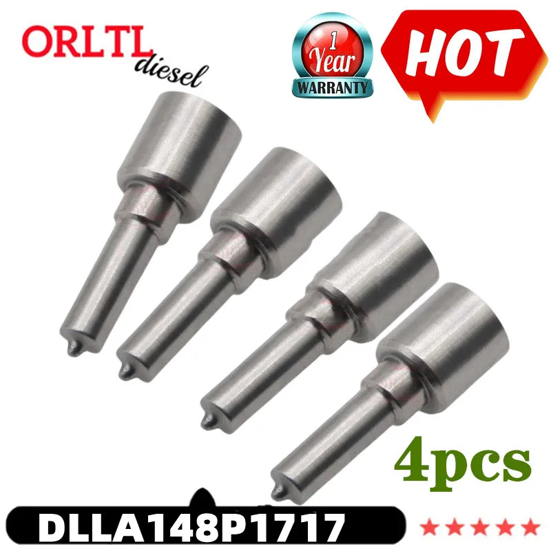 

ORLTL DLLA148P1717 For NISSAN 16600VZ20A 0445110315 Fuel Injector Nozzle 0433172053 Diesel DLLA 148 P 1717 4PCS