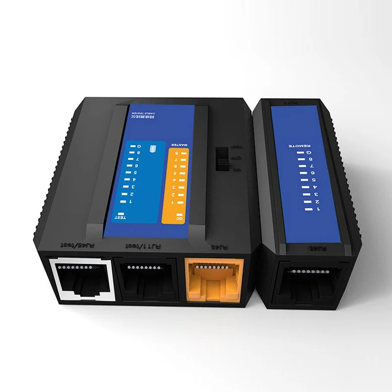 다기능 RJ45 케이블 테스터 네트워크 케이블 전화선 테스터 RJ45 스위치 어댑터 3-RJ45 포트 + 1 RJ11포트 지원 8P/6P/4P