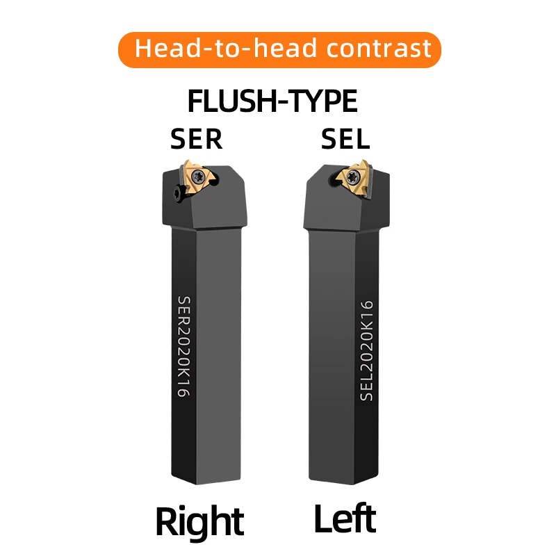 SER1010H11 SER1212H16/11 SER1616H16/11 SER2020K SER2525M 외부 나사 선삭 공구 SER SEL 선반 커터 바 CNC 공구 홀더