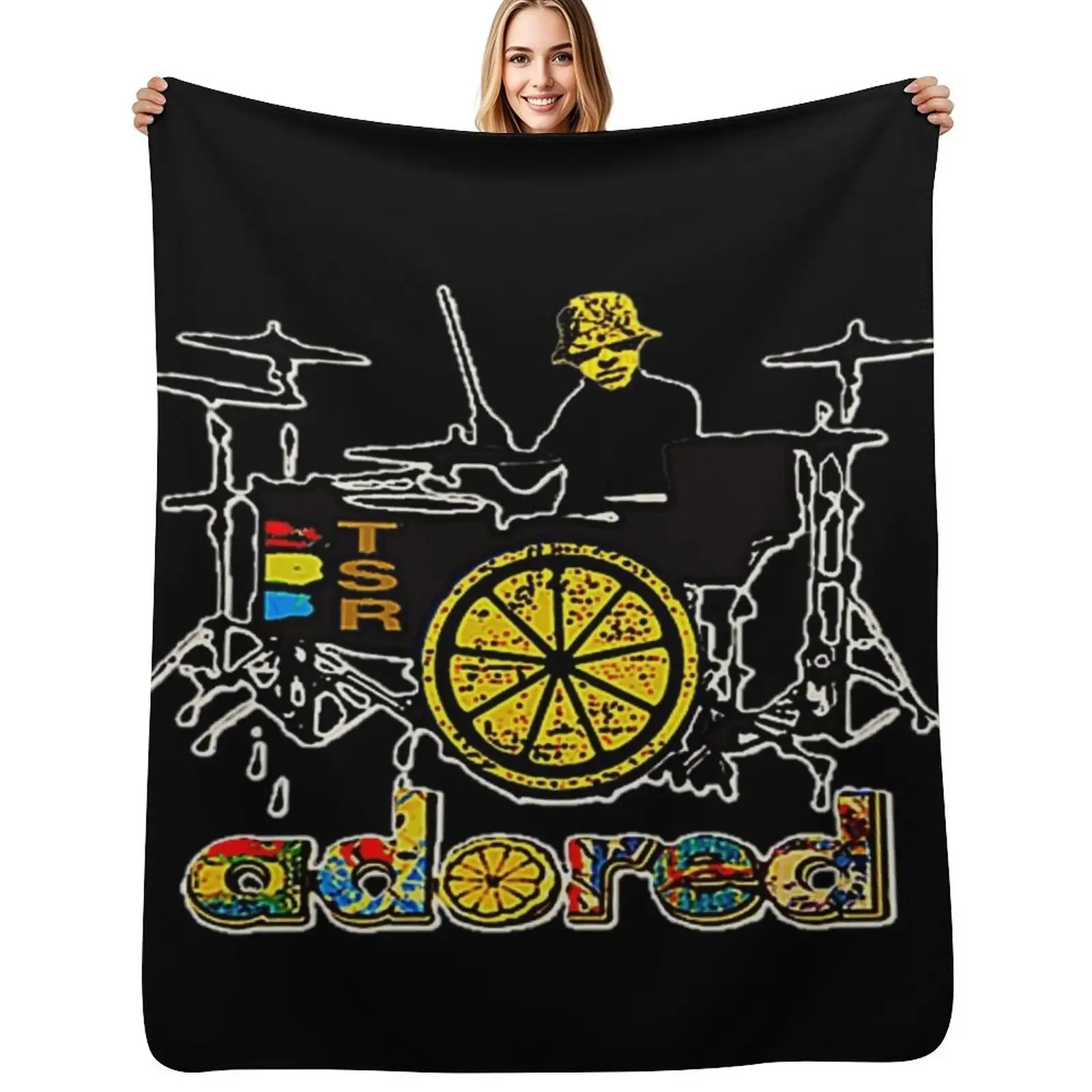 

The Stone Roses Adored Reni He Bangs The Drums Throw Blanket Decoratives Sleeping Bag Heavy Blanket