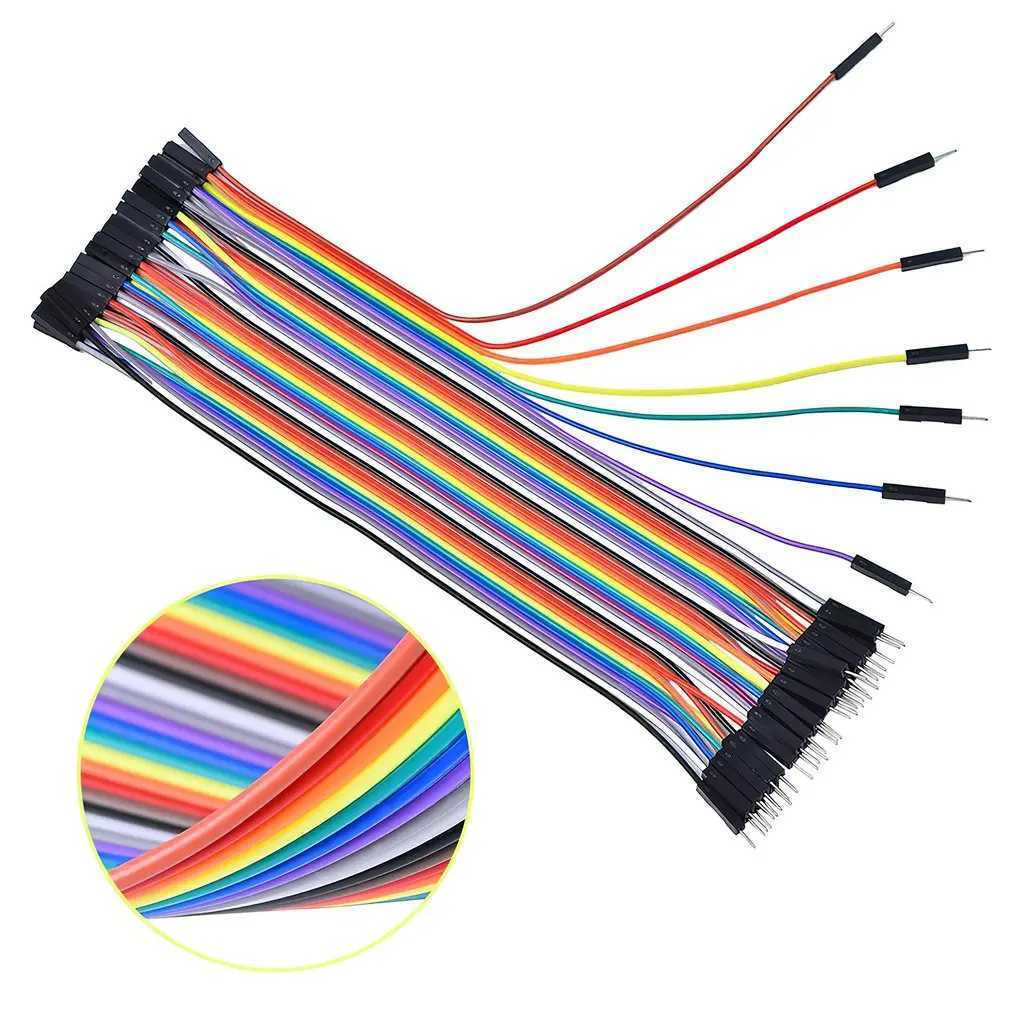 120PCS Dupont Line 20cm 40Pin Male to Male + Male to Female and Female to Female Jumper Wire Dupont Cable for DIY Wholesale