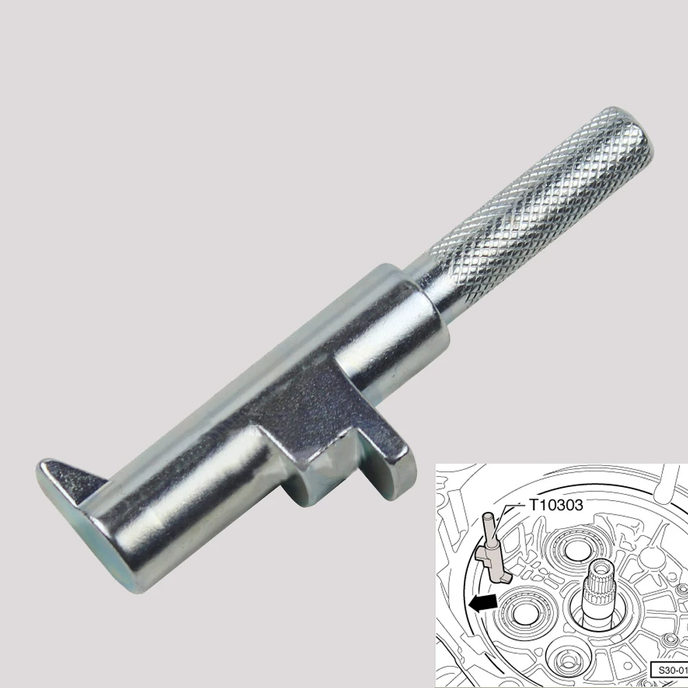 

T10303 For VW Au-di DSG 02E 6 Speed Vehicles dual clutch Retaining Tool VAG DSG DSG Clutch Retaining Bar Compatible