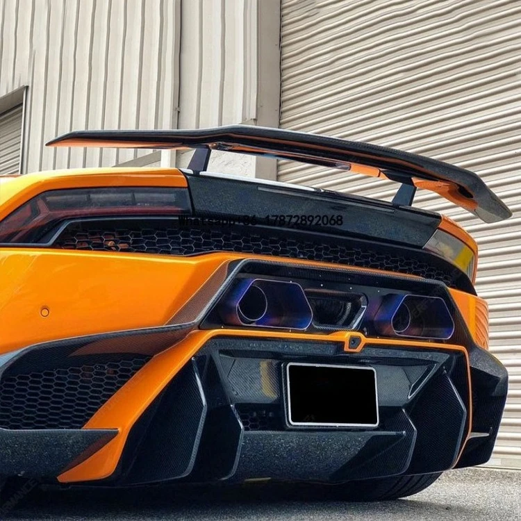 

Car Accessories P Style Spoiler for LP610 Upgrade Modified Rear Wing Carbon Fiber Spoiler