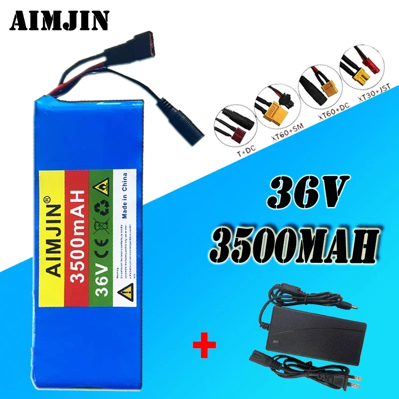 

10S1P 36V 18650 Rechargeable Lithium Battery Pack 20A High Power 3500mAh Suitable for Equipped with Built in BMS