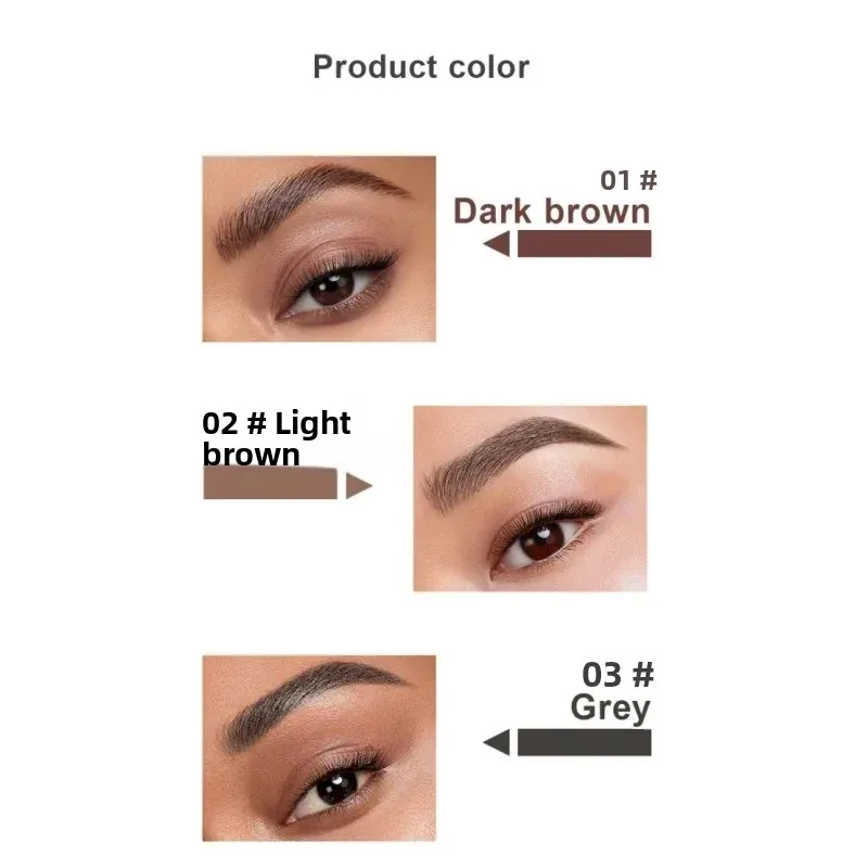 Natural Black Brown Eyebrow Gel Waterproof Peel Off Tint Long Lasting Liquid Makeup Easy Wear Enhancer For Brows