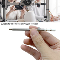 TS100 Soldering Iron Tip M2-M8 Brass Hot Melt Insert Nut Insertion Insertion Kit for TS100 TS101 PTS200 PTS201 Soldering Iron