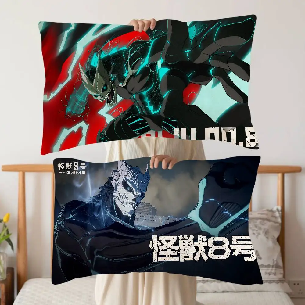 Animation K-Kaiju No.8 Quick-Drying Polyester Pillowcase, Non-Slip, With a Secure Design New Style Anti-Scalp Oil Tie.