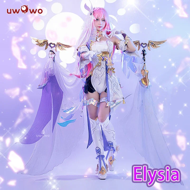 LAST BATCH  Honkai Impact 3: Elysia Cosplay Costume Herrscher of Human Ego Female Game Cosplay Halloween Costume With Wings