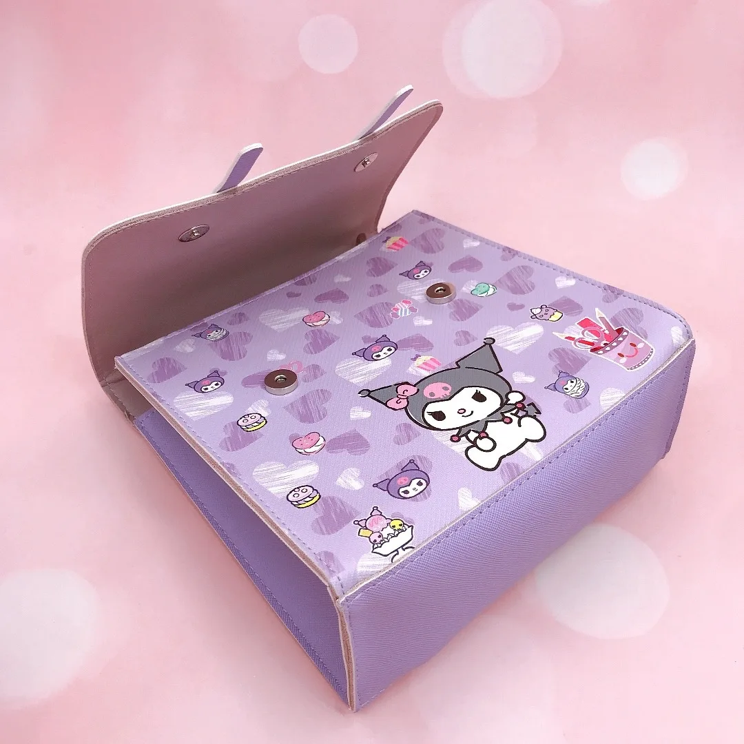 1 pz Sanrio famiglia simpatico cartone animato ragazza cuore retrò borsa una spalla borsa a tracolla zaino da donna retrò borsa multiuso