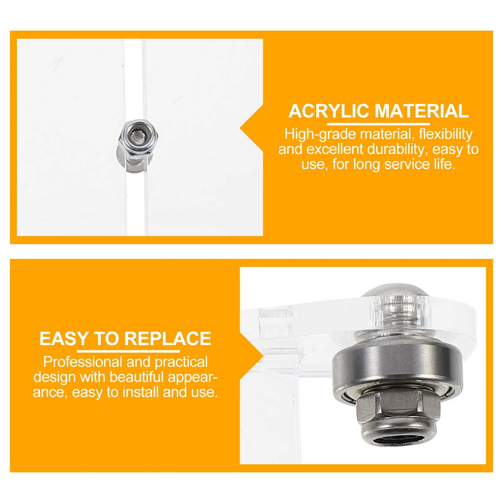 

1pc Transparent Acrylic 3D Printer Filament Holder Adjustable Stand Smooth Long Life Easy Install High Grade Material