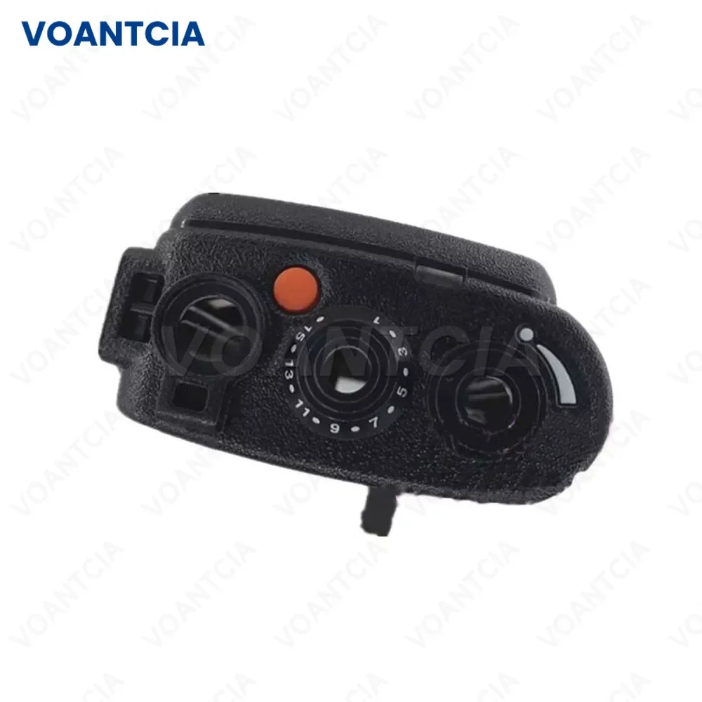 Capa frontal com botão, capa contra poeira para motorola xpr7350 dp4400 dp4401 dgp5050 dgp8050 xir p8608 p8600 gp328d xpr7000