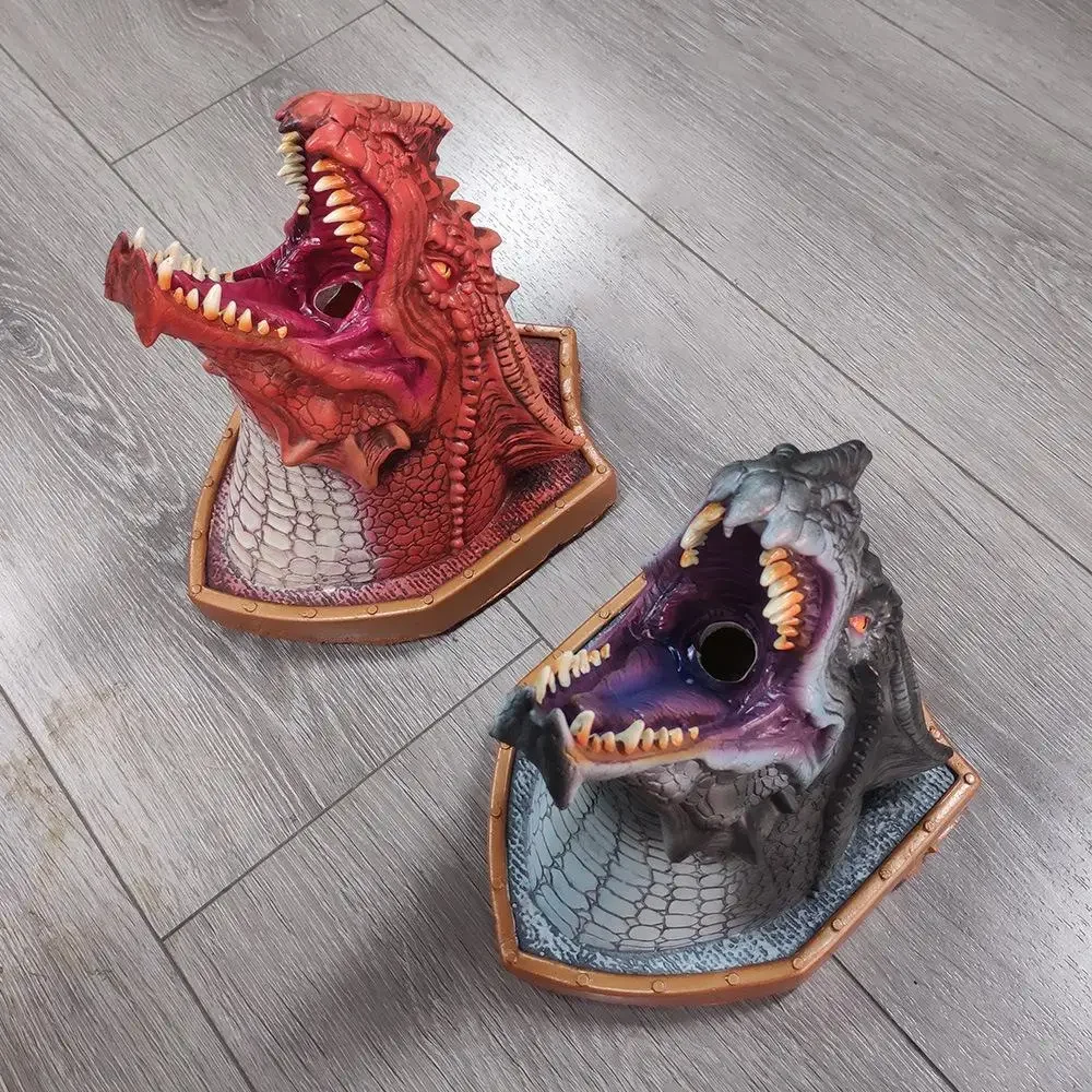 Scary Dinosaur Head Wall Pendant Creative Dragon Legend Home Decoration New Year Christmas Party Scene Props Diy Ornaments 4