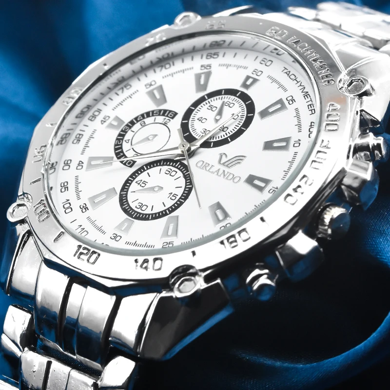 Hodinky 남성용 스테인리스 스틸 시계, 대형 다이얼, 럭셔리 스포츠 시계, 탑 브랜드, 직송, 패션