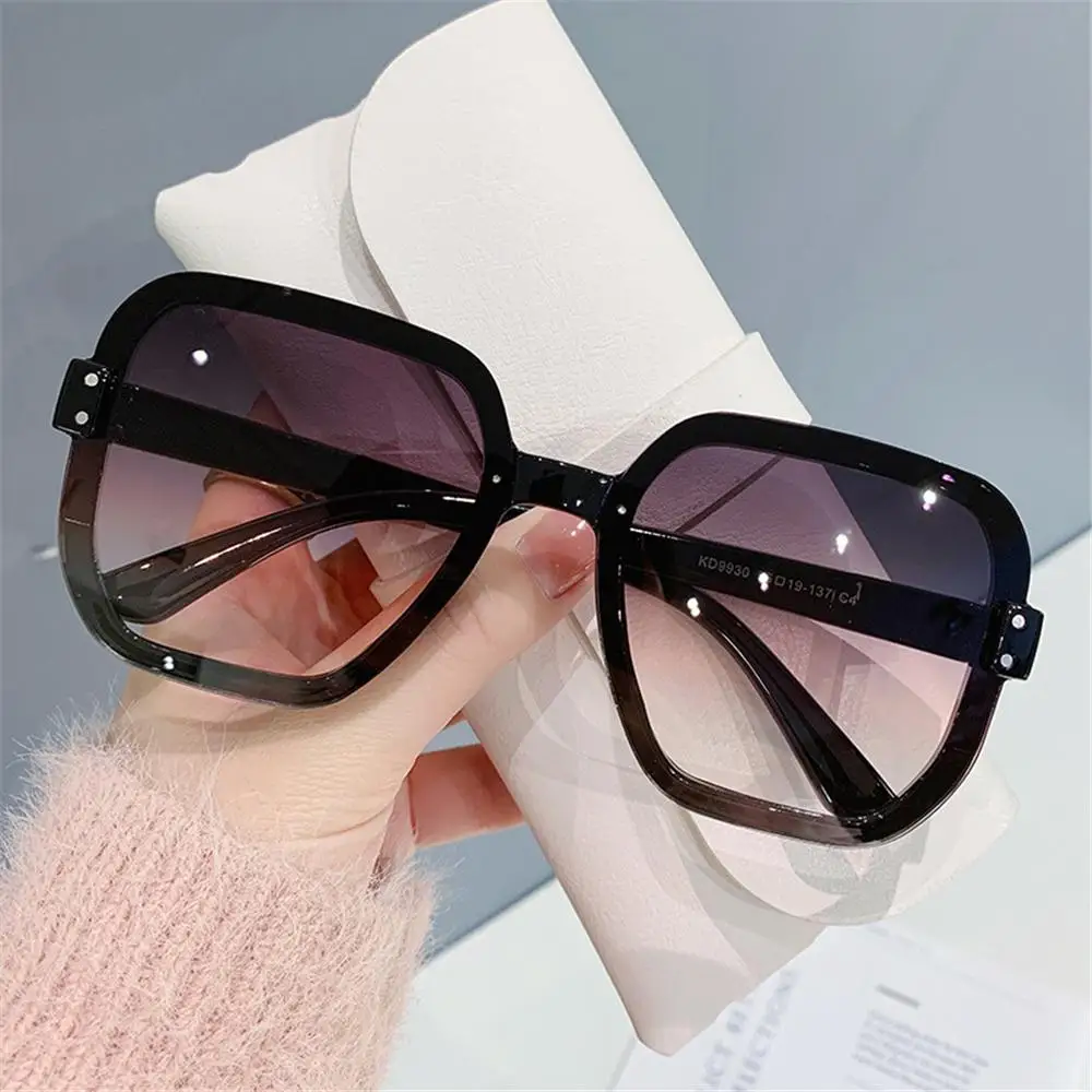 

Luxury Driver Goggles Eyewear for Lady UV400 Oversized Sunglasses Big Frame Women Sun Glasses Square