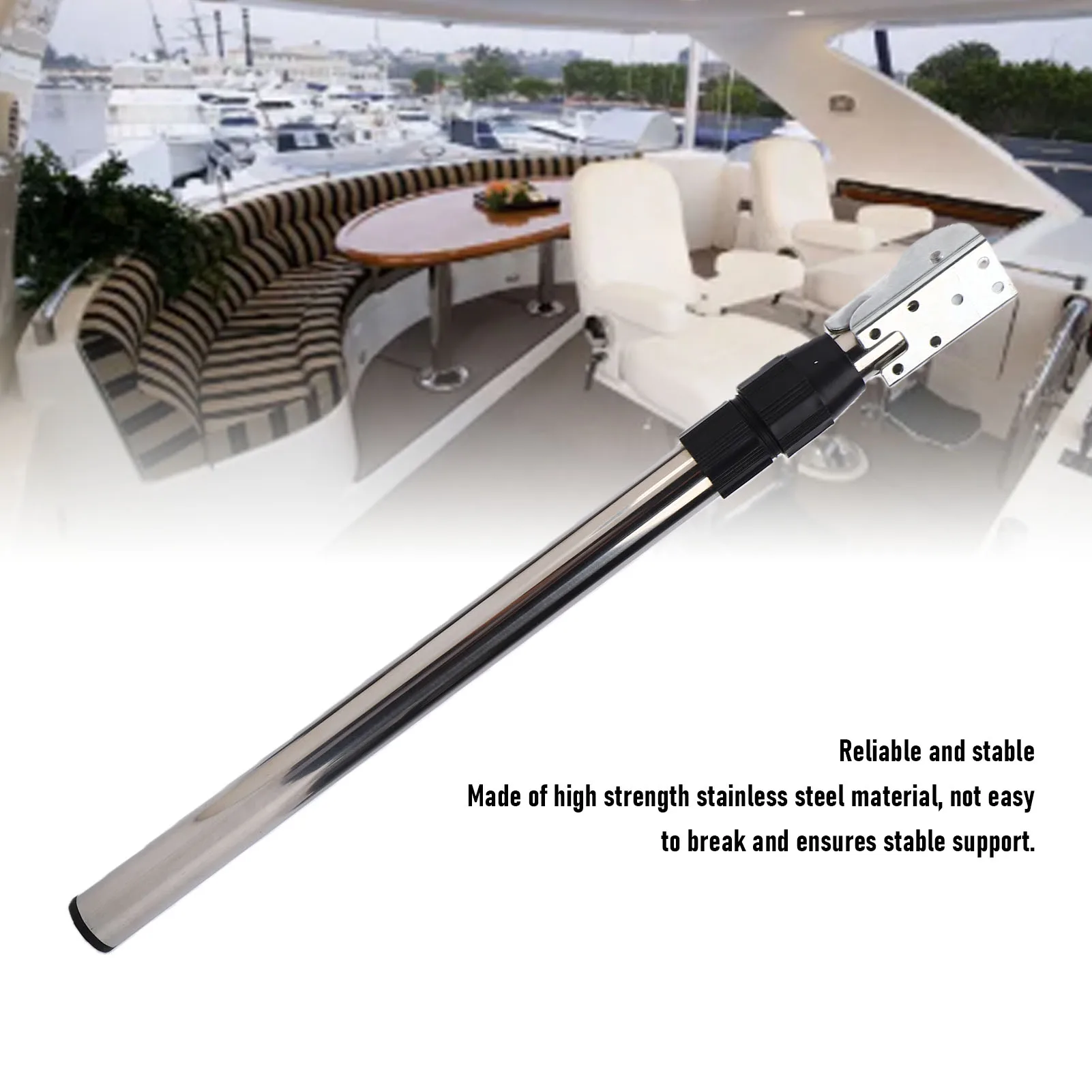 New RV Folding Table Leg 18.5-28in Adjustable Height Collapsible Furniture Leg Stainless Steel for RVs Camping Vehicles Boats