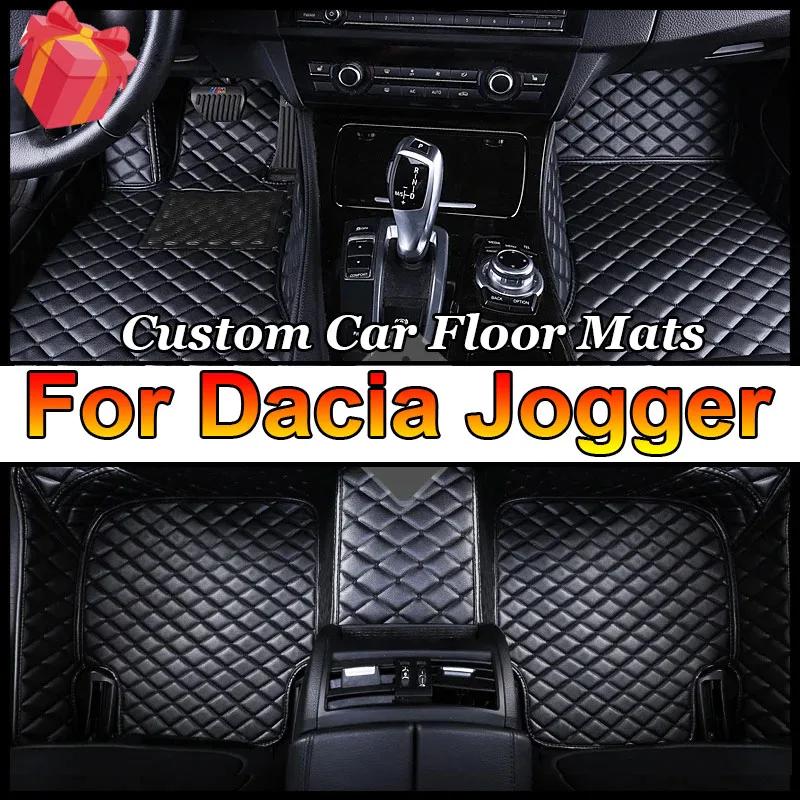 

For Dacia Jogger RJI 2021 2022 2023 Car Floor Mats Leather Mat Covers Floors Tapete De Carro Car Accessories Interior Tapestry