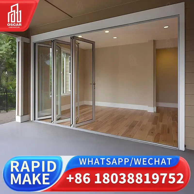 

Настраиваемые заводские алюминиевые дверцы-гармошки, идеально подходящие для европейских коммерческих помещений. Алюминиевые складные двери.