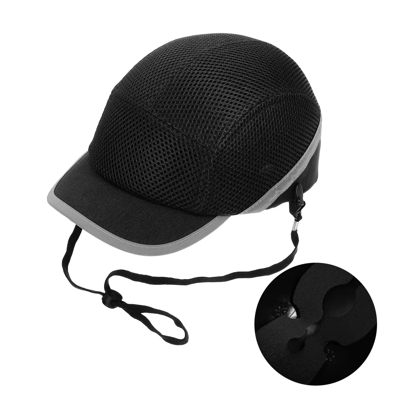 

Lightweight Breathable Construction Hard Hat for Men Ratchet Adjustable Safety Baseball Cap Style Industrial Work Head