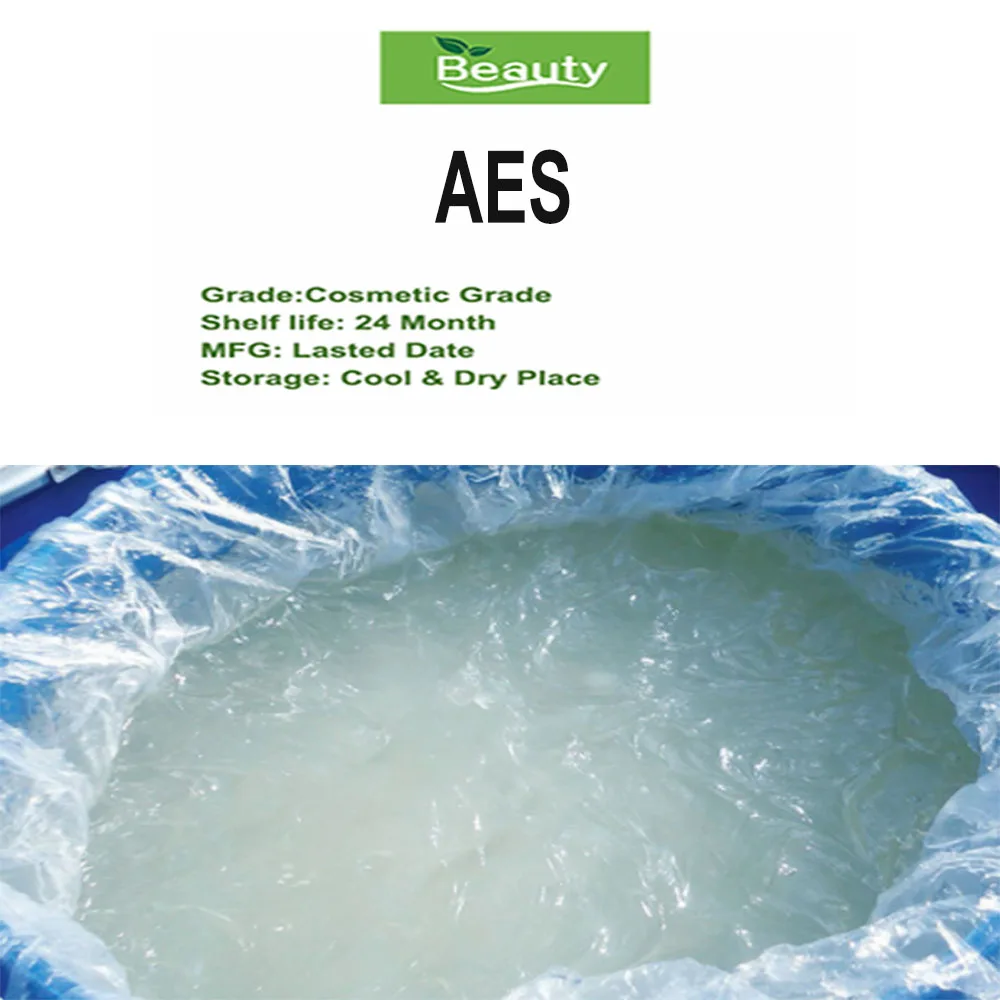AES Weakly Acidic Foaming Agent, Sodium Lauryl Ether Sulfate, Cleaning Strong Shampoo and Shower Gel Raw Materials