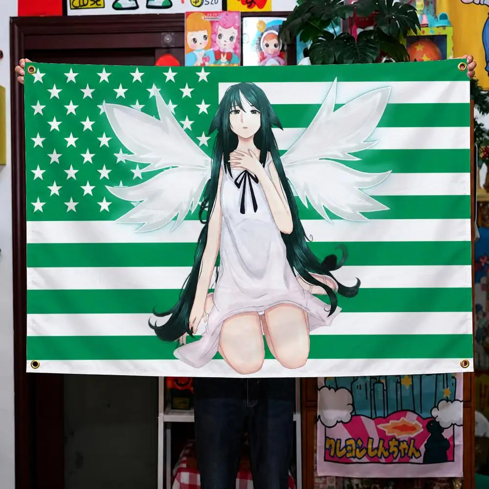 Game The Song Of Saya Saya No Uta Flags Wall Hanging Background Flag Wall Decor Banners for Outdoor Bedroom Dorm Room Decor