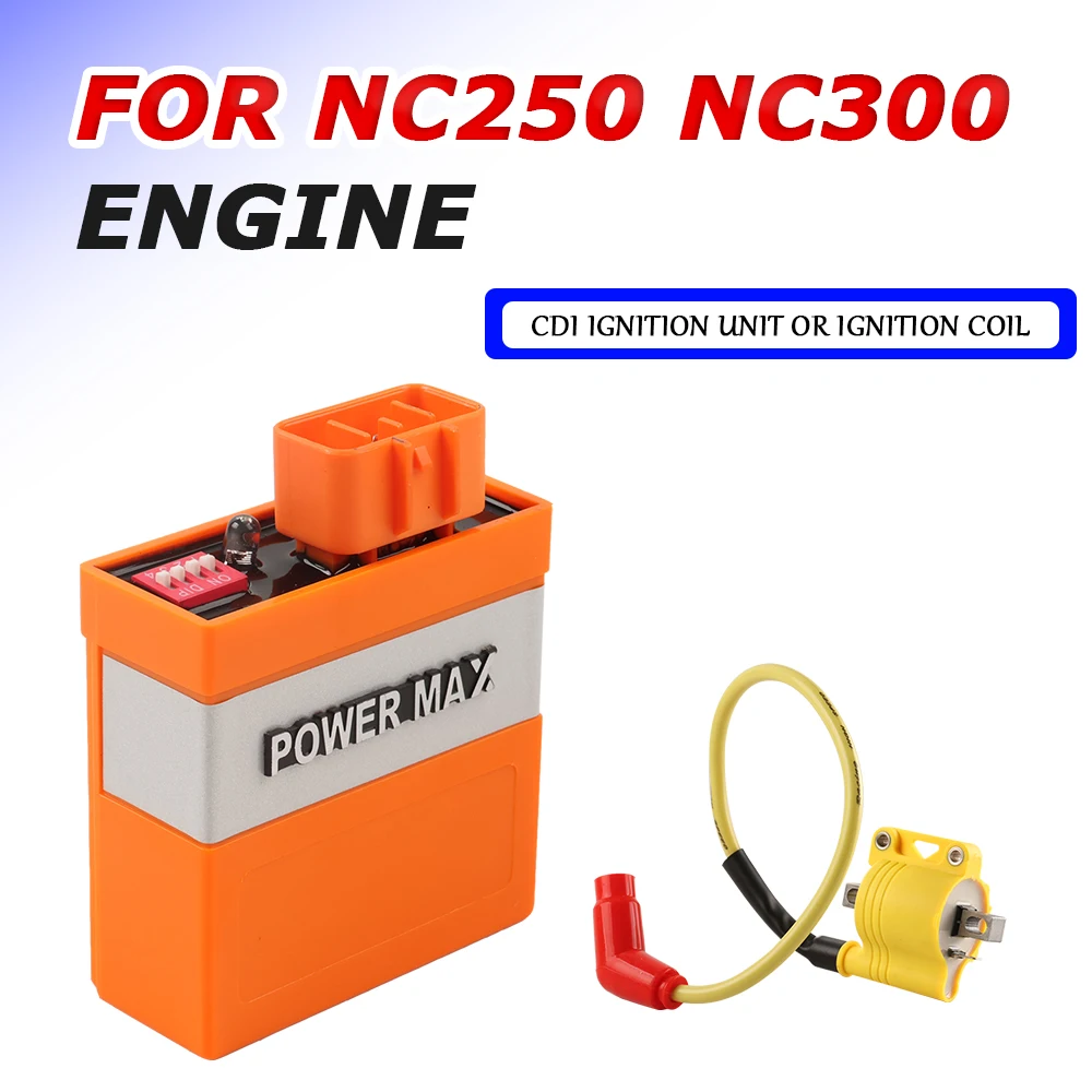 Для двигателя Zhong Shen NC250 NC300 NC 250 NC 300, аксессуары для двигателей мотоциклов, гоночный блок CDI с системой зажигания DIP Switch
