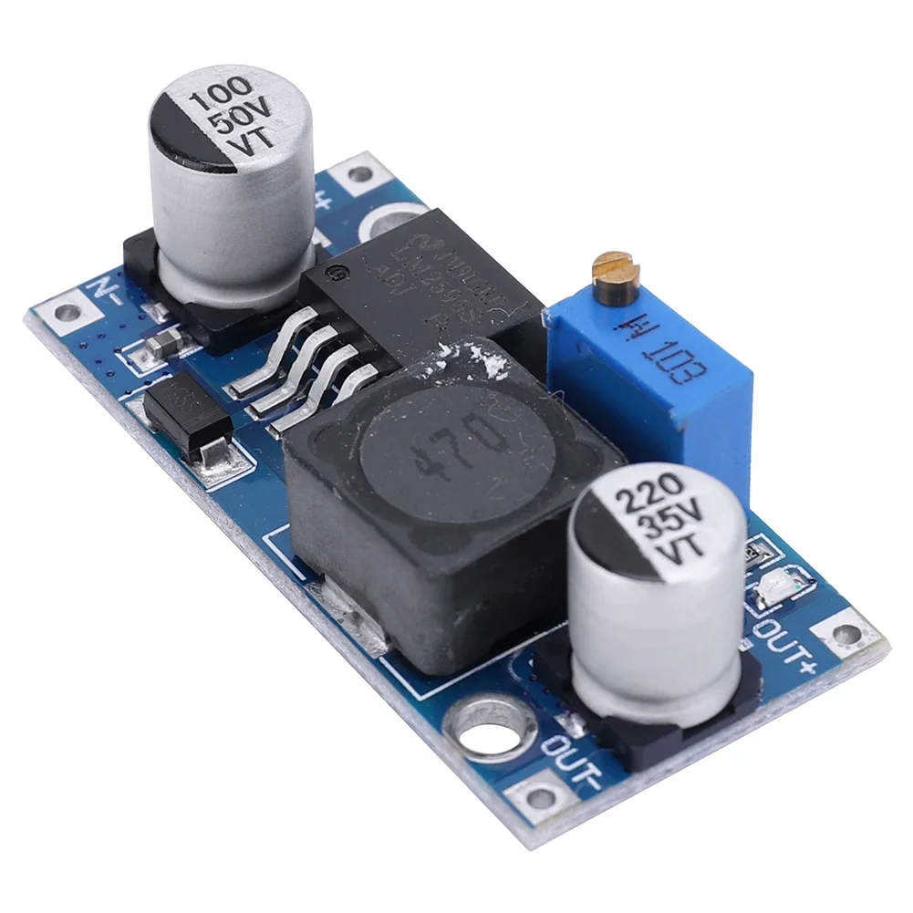 5-100PCS LM2596S DC-DC Step-down Power Supply Module 3A Adjustable Step-down Module LM2596S Voltage Regulator DC 1.25V-35V