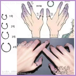 ALIEN STAGE Cosplay Luka R7 Anime Costume Silver Rings Halloween Christmas Party Role Play Outfit For Men Woman Props Customized