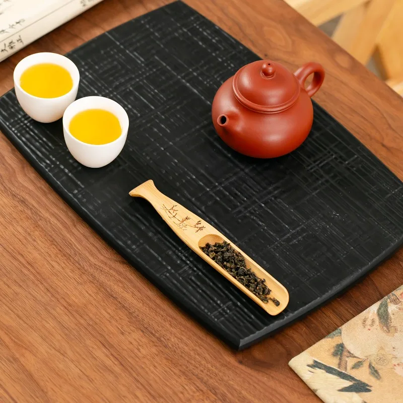Bamboo Tea Scoop Fish Tail Geometric Tea Spoon Leaf Shovel Measuring Tool for Loose Leaf Tea Ceremony Accessory Kitchen Teaware