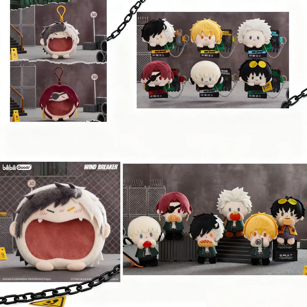 

WIND BREAKER Wind Guard Ambitus Suo Hayato Sakura Haruka KAJI REN коллеги 12 см плюшевая кукла с большим ртом, брошь в подарок
