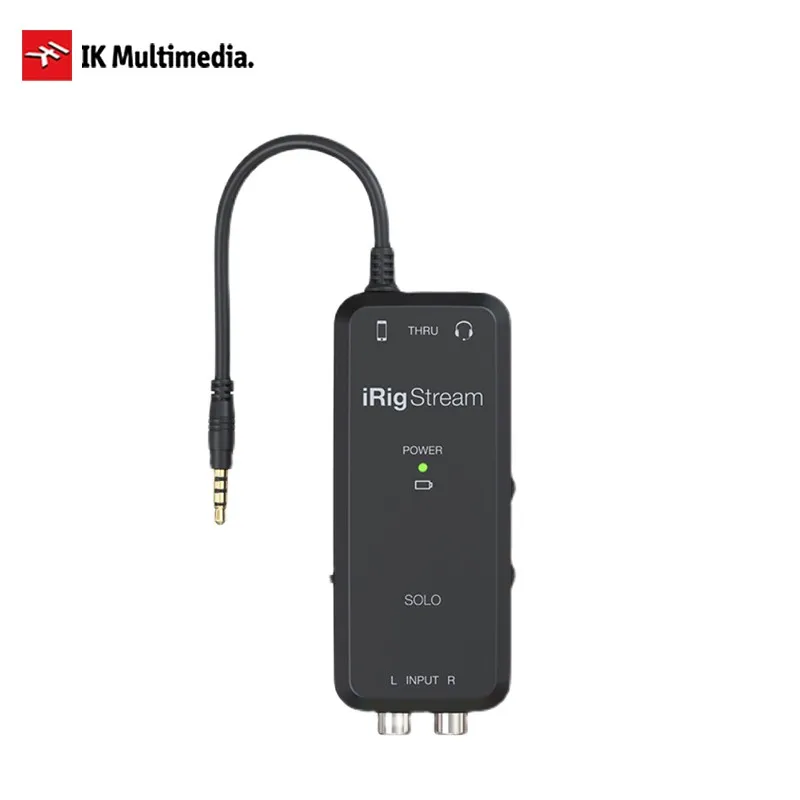 IK iRig Stream Solo Portable mobile phone live K singing card converter