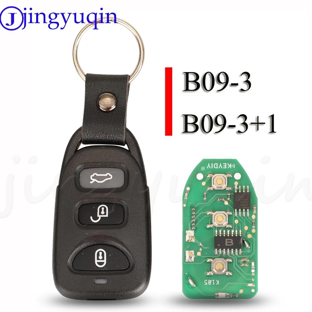 

Jingyuqin 3/4 Buttons B09-3 B09-3+1 KD B Series Universal Remote Key For KD-X2 KD900 KD900+,URG200 Key Machine