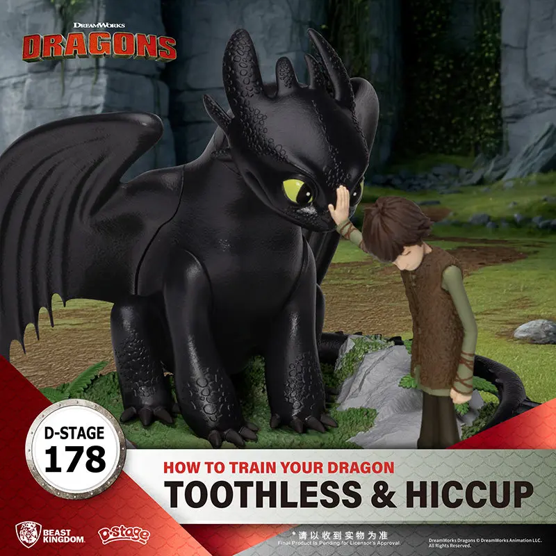 

Новые аксессуары для детей Beast Kingdom Dragon Taming Master Toothless, украшение для офиса и гостиной, подарок на День святого Валентина и день рождения