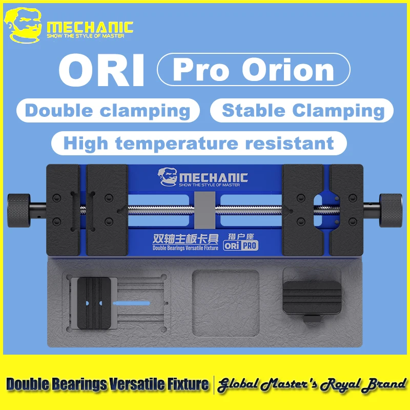 MECHANIC ORI Pro Double Bearings Versatile Fixture Mobile Phone Motherboard IC Chip Soldering RepairDual Axis PCB Holder Fixture