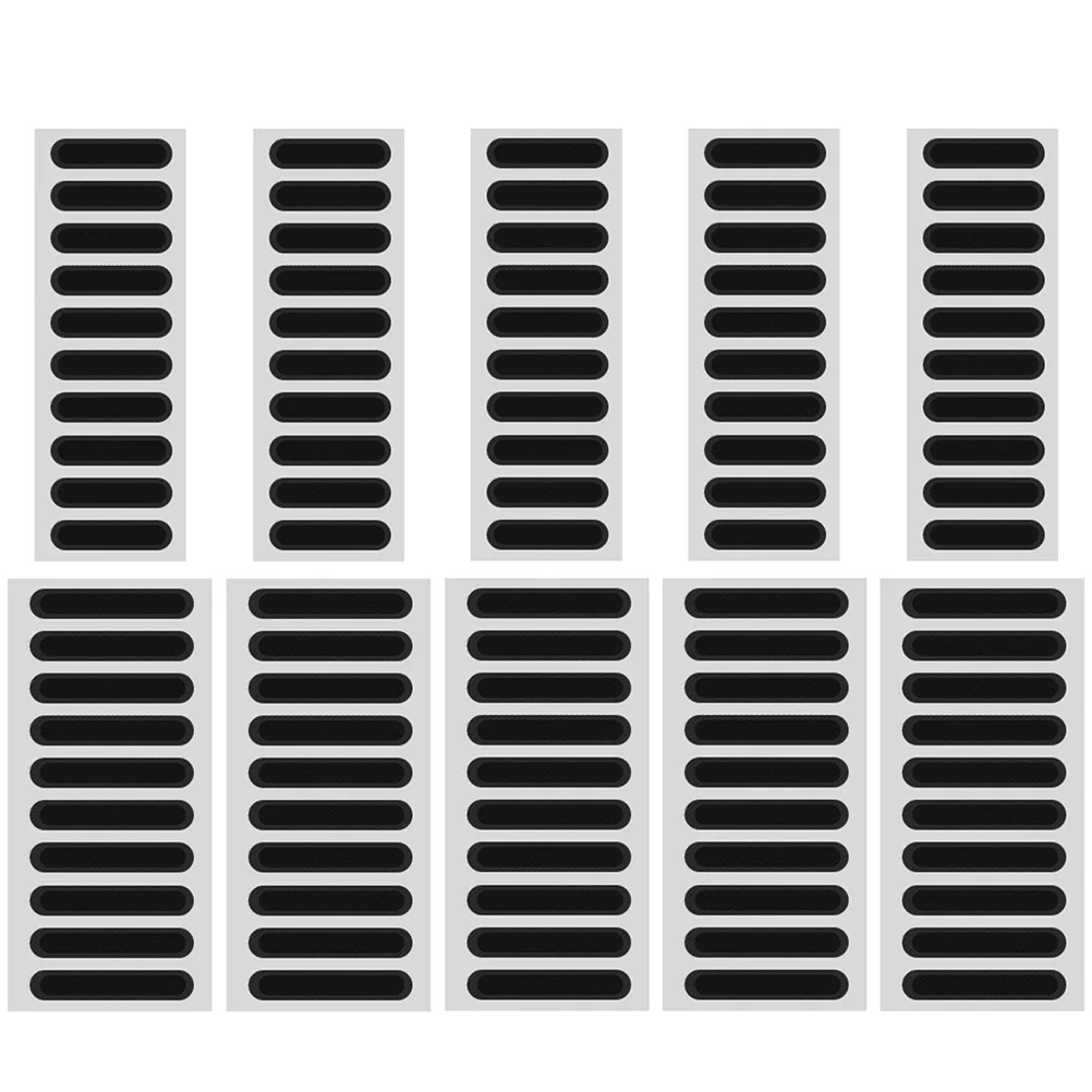 60 Pcs Adhesive Stickers Speaker Dustproof Net Mesh Cover Dacron Phone Supply Black