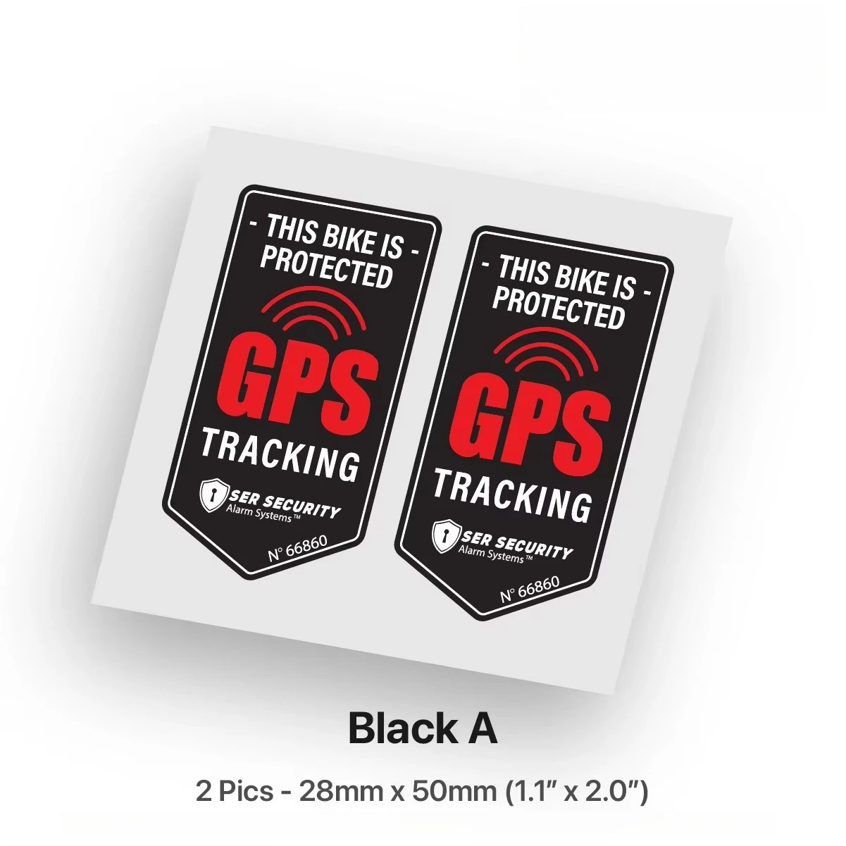 1Set GPS Tracking Warning Vinyl Stickers,Waterproof Decals for Bicycle Anti-Theft Decor,Holiday Gift