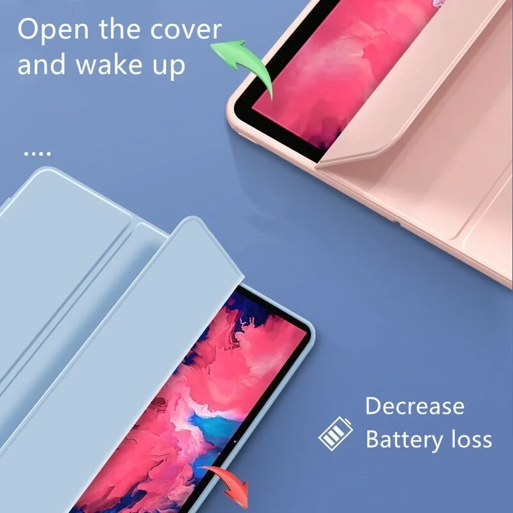 For Lenovo Tab P11 Pro Case TB-J706F & for Lenovo Tab P11 J606F Shell Smart Stand Cover for Xiaoxin Pad Plus 2021 TB-J607F Чехол