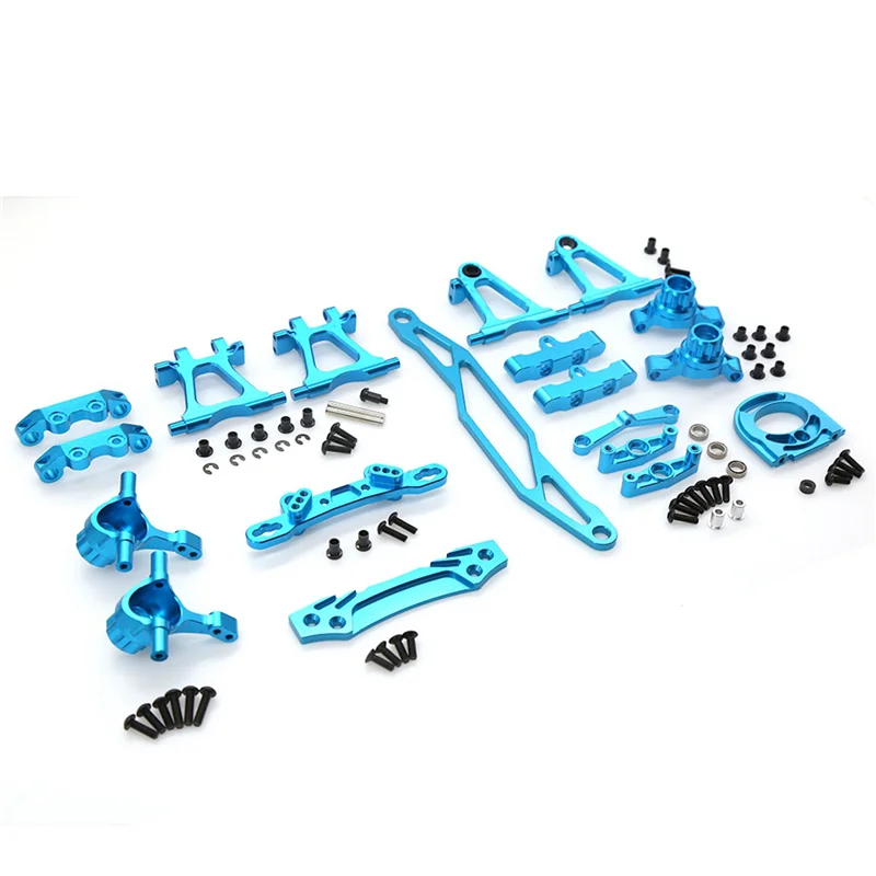 

FBIL-2 Set Metal Modification Accessory Kit Suspension Arms Steering Knuckle For Tamiya TT02 TT-02 1/10 RC Car Upgrade Parts