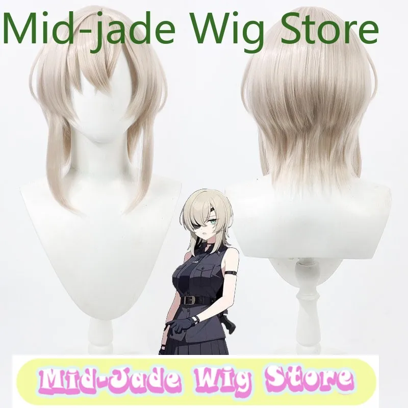 

Mid-jade Wig Store Blue Archive Asagiri Suo Cos Wig Anime Games Costumes Props Role-playing Wigs