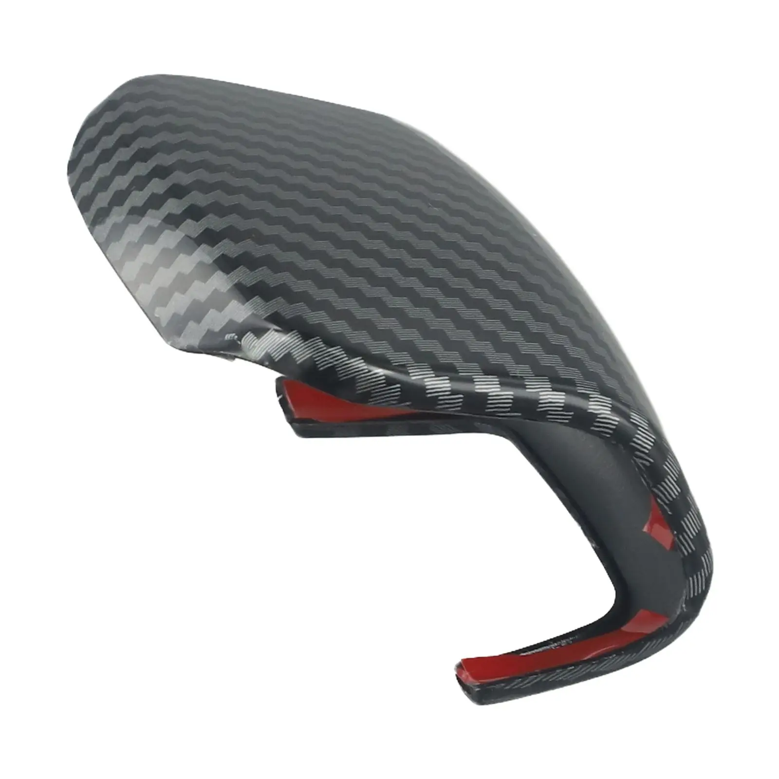 ABS Gear Shift Knob Cover Carbon Fiber Gear Shift Knob Cover Car Interior Upgrade Easy Installation for maximum Strength